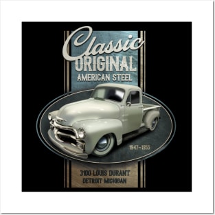 Chevy Classic American Steel Posters and Art